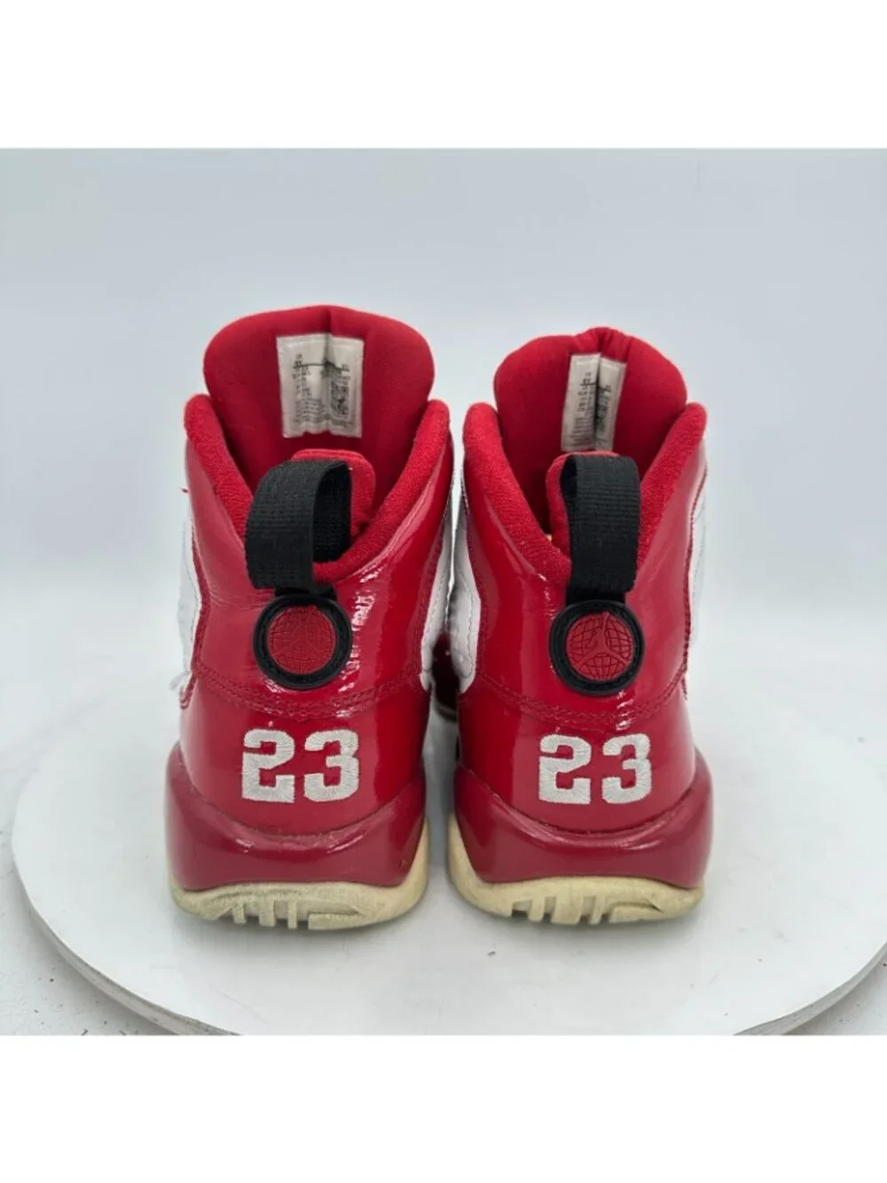 Nike Air Jordan 9 Youth Size 6Y Women 7.5 302359-160 White Black Gym Red Shoes